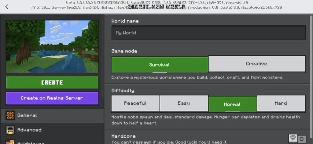 Apply Your Creativity in the Creative Mode in Minecraft apk